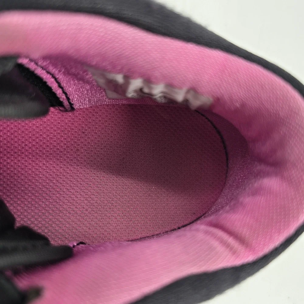 Nike Isofly Kids 2Y Basketball Shoes Black Pink FN4384-003 Athletic Sneakers